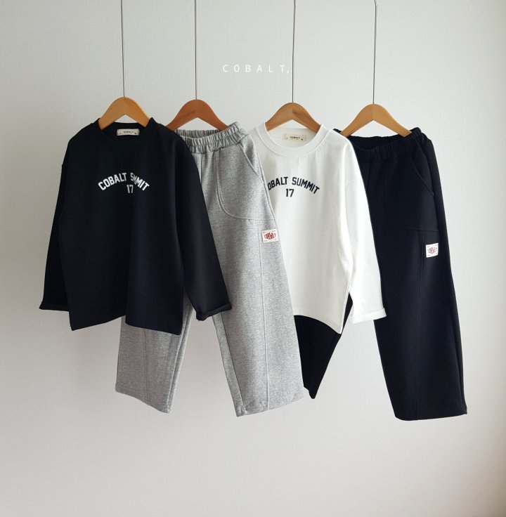 Cobalt - Korean Children Fashion - #magicofchildhood - Curve Line Pants - 8