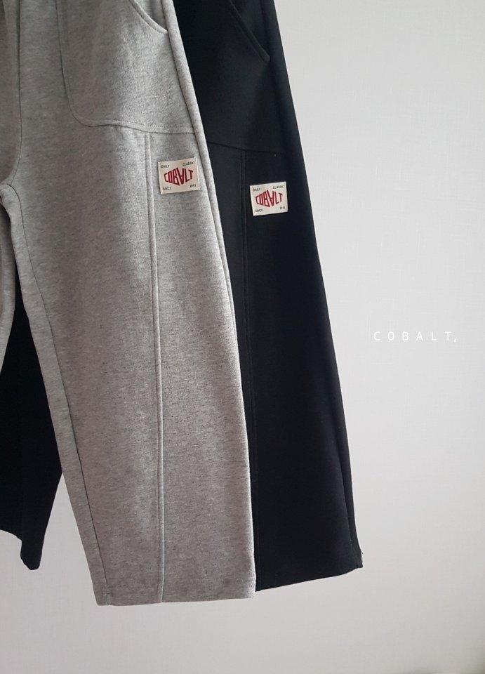 Cobalt - Korean Children Fashion - #prettylittlegirls - Curve Line Pants - 10