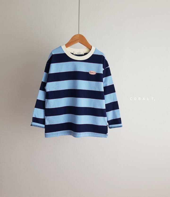 Cobalt - Korean Children Fashion - #toddlerclothing - C Multi Stripe Tee - 3