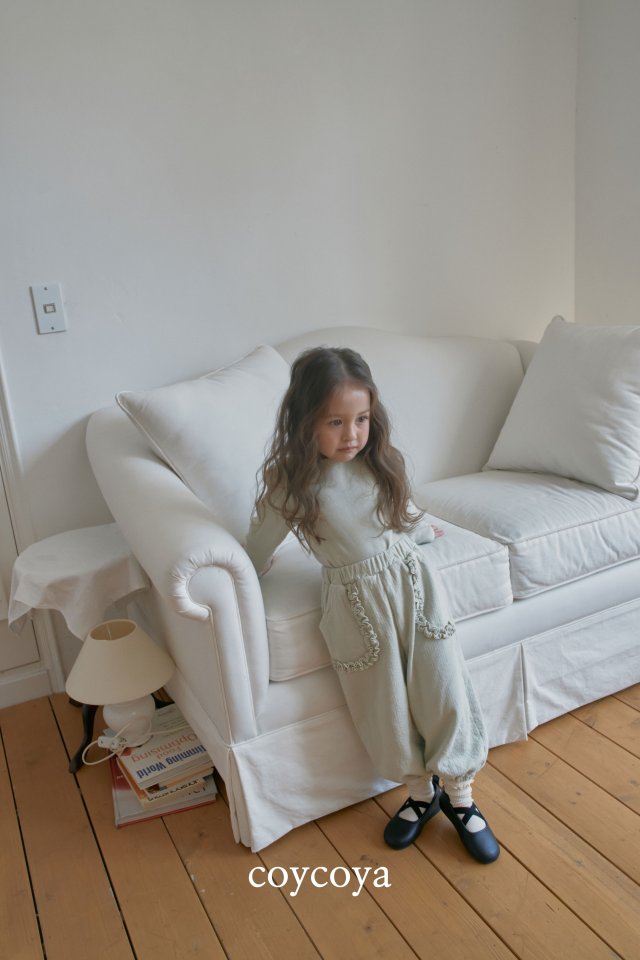 Coycoya - Korean Children Fashion - #kidzfashiontrend - Cottage Frill Jogger Pants - 4