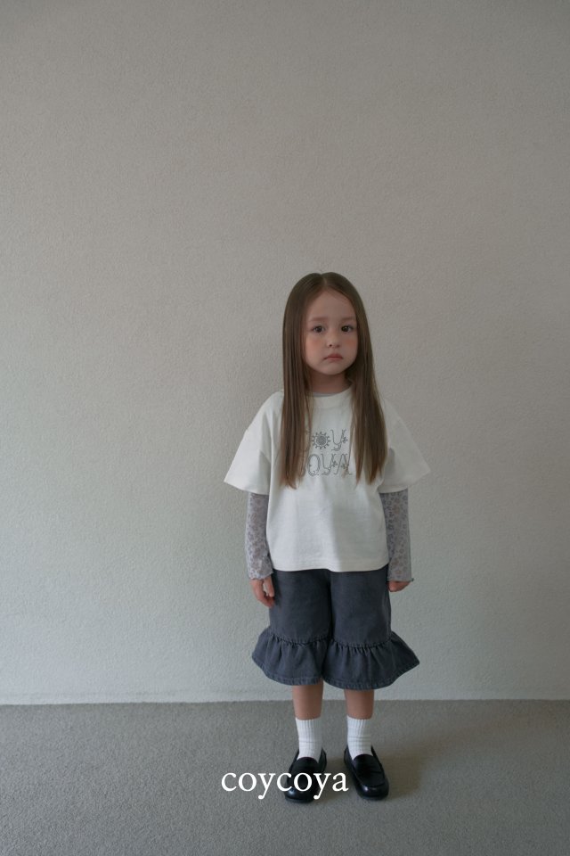 Coycoya - Korean Children Fashion - #childofig - Denim Frill Pants - 8
