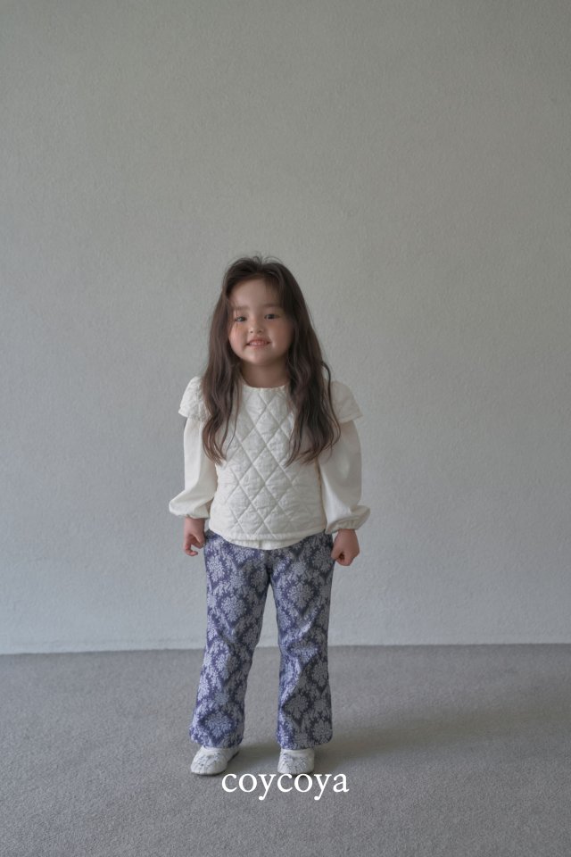 Coycoya - Korean Children Fashion - #childofig - Jacquard Bootcut Pants - 12