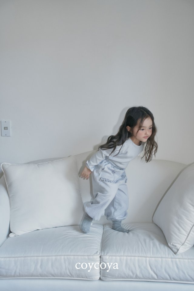 Coycoya - Korean Children Fashion - #childrensboutique - Cottage Frill Jogger Pants - 11