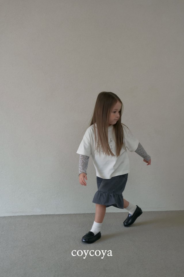 Coycoya - Korean Children Fashion - #childrensboutique - Denim Frill Pants - 9