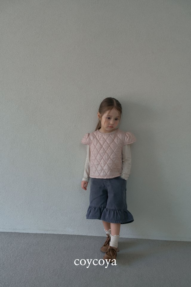 Coycoya - Korean Children Fashion - #childrensboutique - Miyu Cap Sleeve Blouse - 6