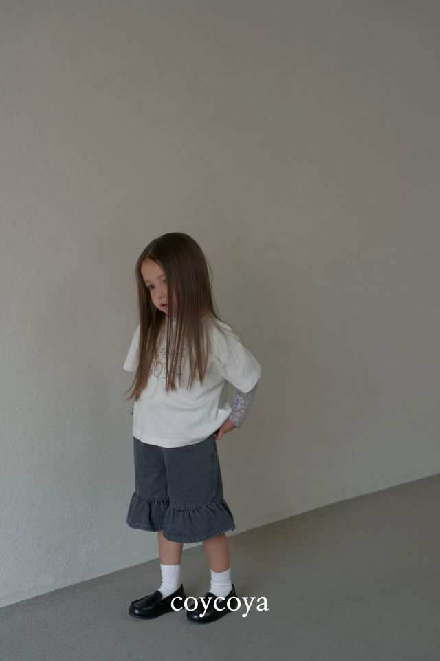 Coycoya - Korean Children Fashion - #designkidswear - Denim Frill Pants - 10