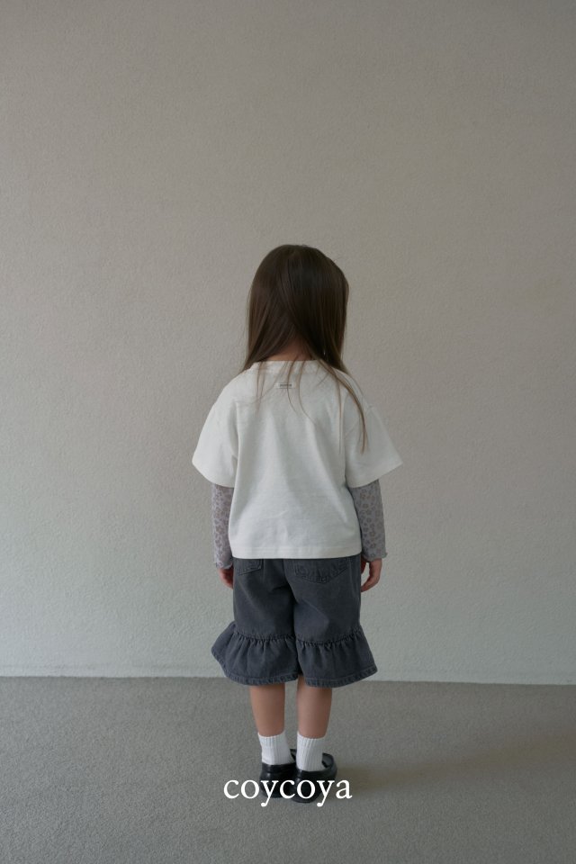 Coycoya - Korean Children Fashion - #discoveringself - Denim Frill Pants - 11