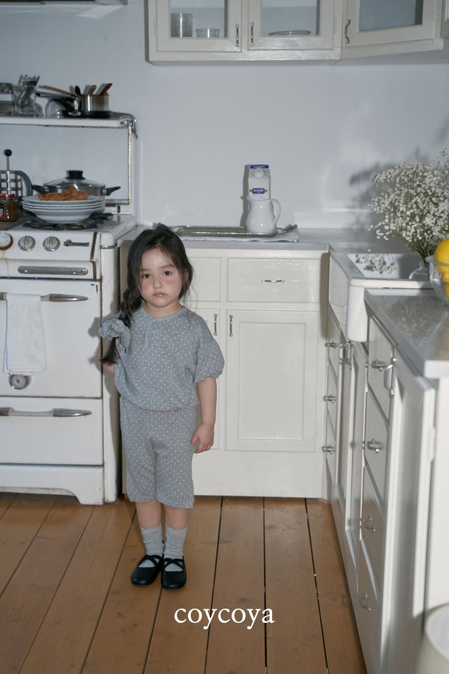 Coycoya - Korean Children Fashion - #discoveringself - Dot Button Tee - 4