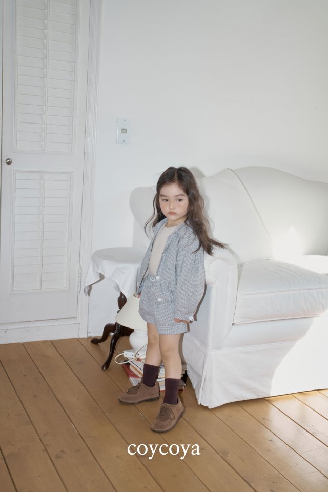 Palms Check Jacket by Coycoya for Child - view 3