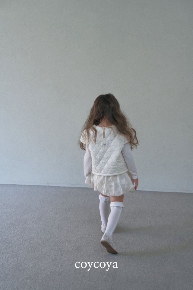 Coycoya - Korean Children Fashion - #kidsshorts - Miyu Cap Sleeve Blouse - 10