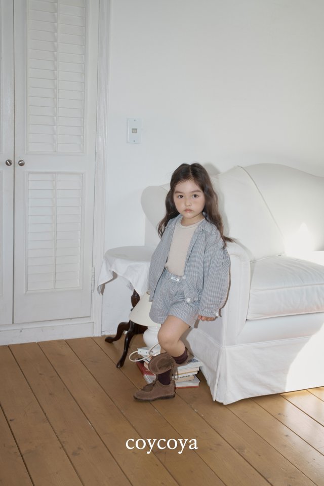 Palms Check Jacket by Coycoya for Child - view 4