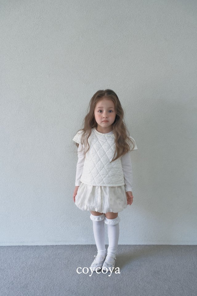 Coycoya - Korean Children Fashion - #kidsstore - Miyu Cap Sleeve Blouse - 11