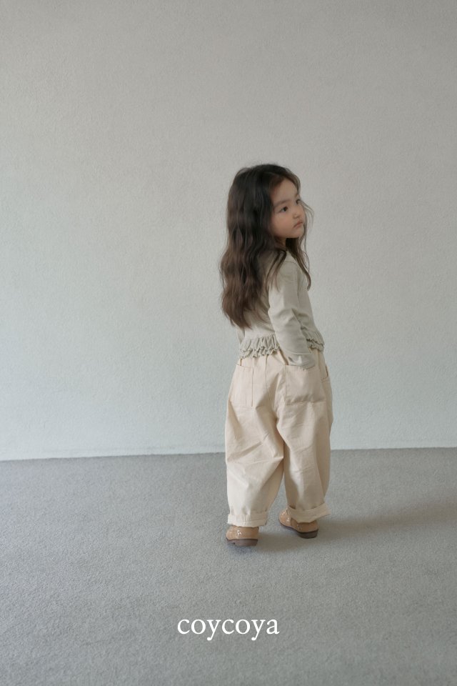 Coycoya - Korean Children Fashion - #kidsstore - Muse Curve Pants - 10
