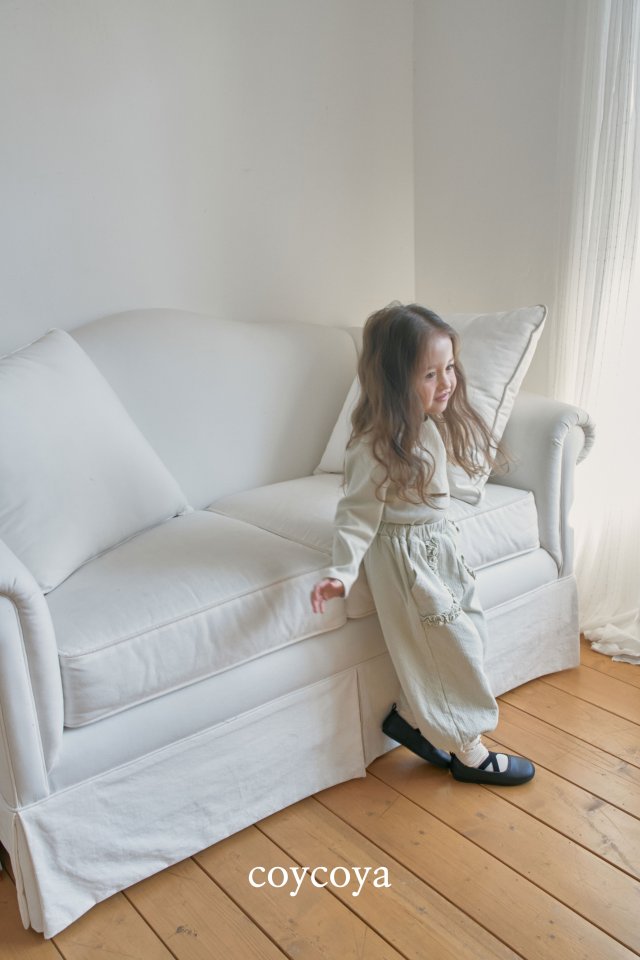 Coycoya - Korean Children Fashion - #kidzfashiontrend - Cottage Frill Jogger Pants - 3