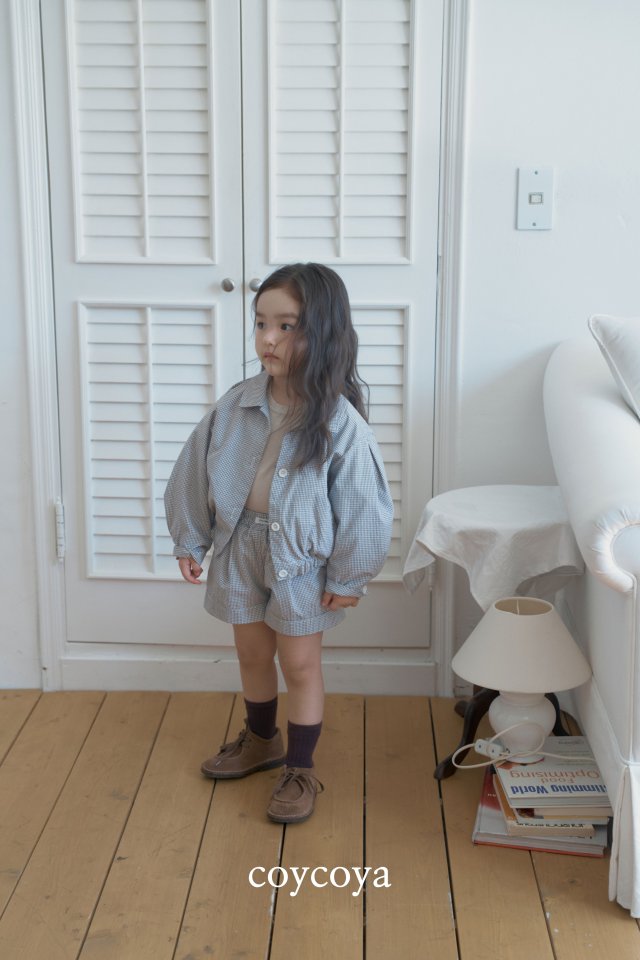 Palms Check Jacket by Coycoya for Child - view 5
