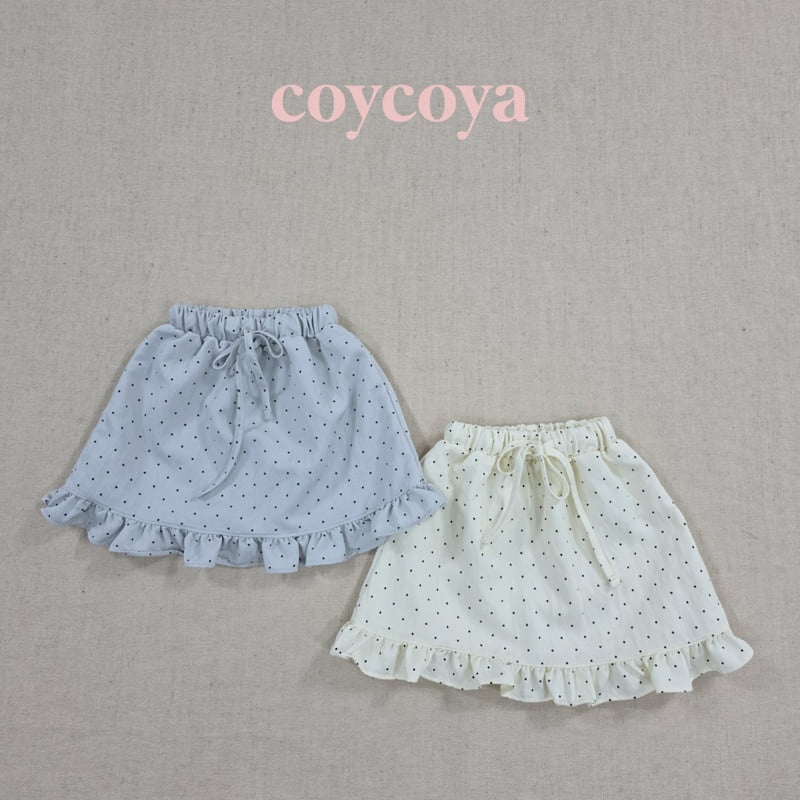 Coycoya - Korean Children Fashion - #kidzfashiontrend - Dot Frill Skirt