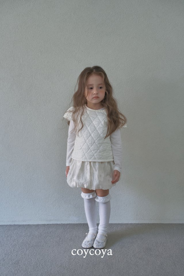 Coycoya - Korean Children Fashion - #kidzfashiontrend - Miyu Cap Sleeve Blouse - 12