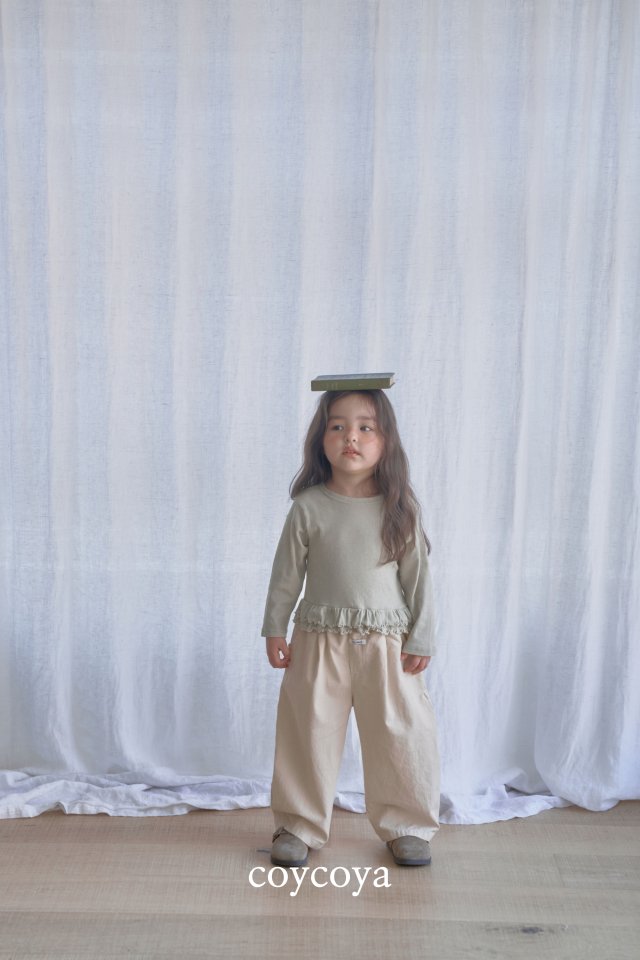 Coycoya - Korean Children Fashion - #kidzfashiontrend - Muse Curve Pants - 11