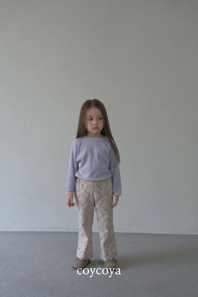Coycoya - Korean Children Fashion - #littlefashionista - Emily Lace Tee - 6