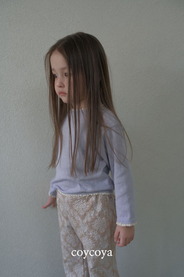 Coycoya - Korean Children Fashion - #littlefashionista - Jacquard Bootcut Pants - 5