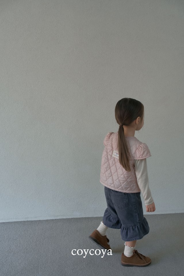 Coycoya - Korean Children Fashion - #littlefashionista - Denim Frill Pants - 4