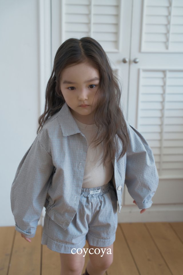 Palms Check Jacket by Coycoya for Child - view 8