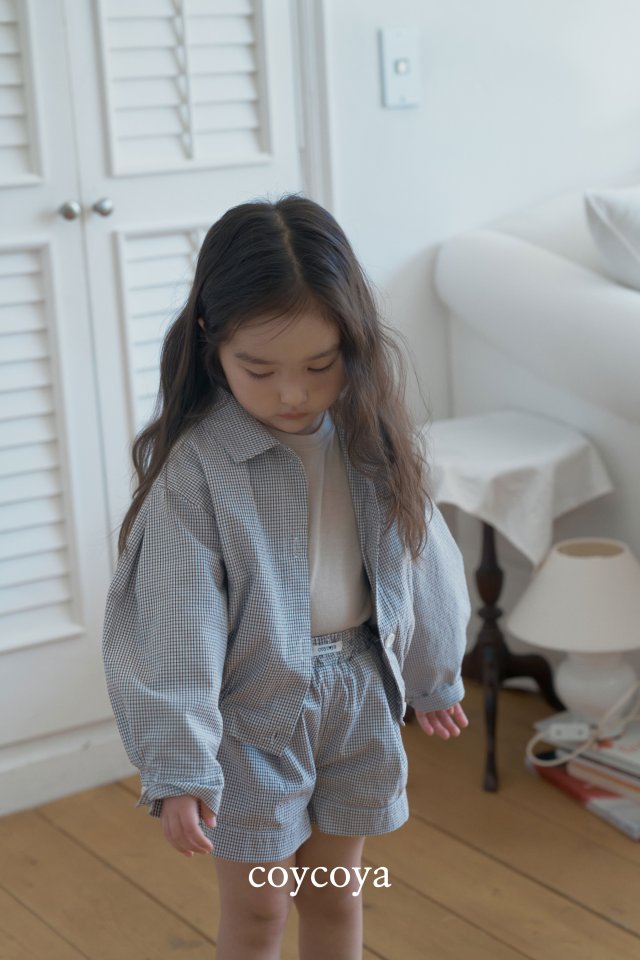 Palms Check Jacket by Coycoya for Child - view 9