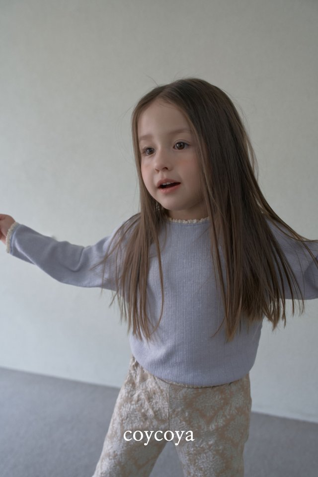Coycoya - Korean Children Fashion - #minifashionista - Jacquard Bootcut Pants - 7