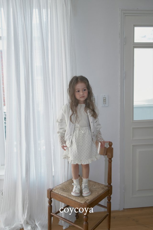 Coycoya - Korean Children Fashion - #minifashionista - Dot Frill Skirt - 5