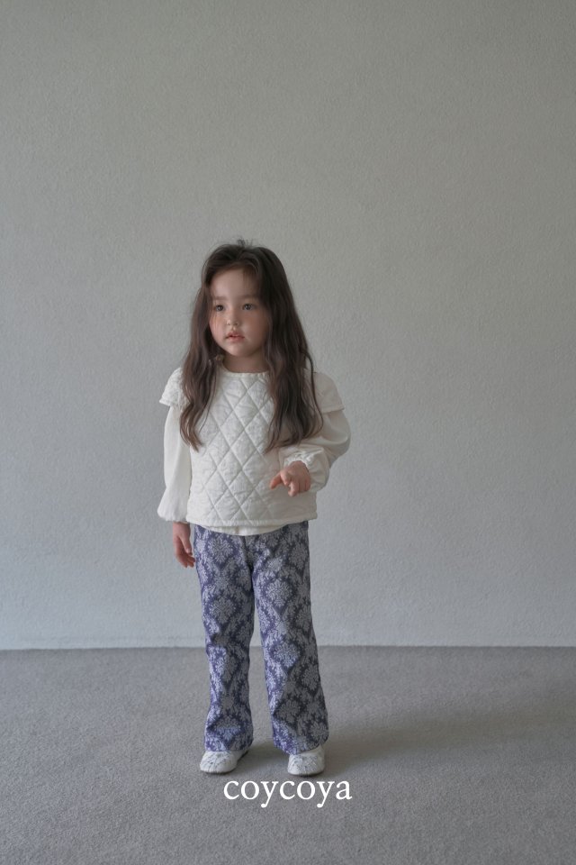 Coycoya - Korean Children Fashion - #stylishchildhood - Jacquard Bootcut Pants - 11