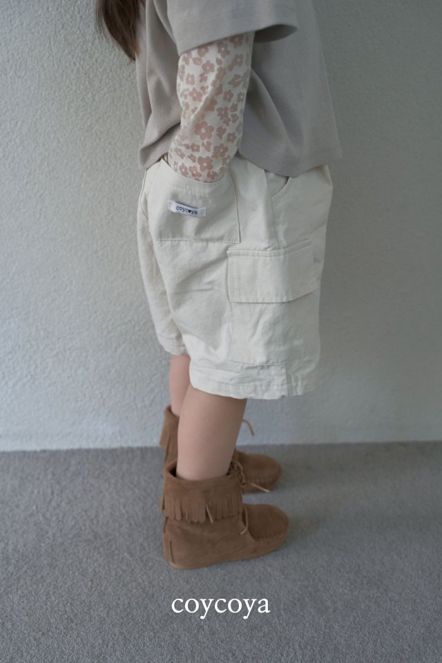 Coycoya - Korean Children Fashion - #stylishchildhood - Bermuda Cargo Pants - 7
