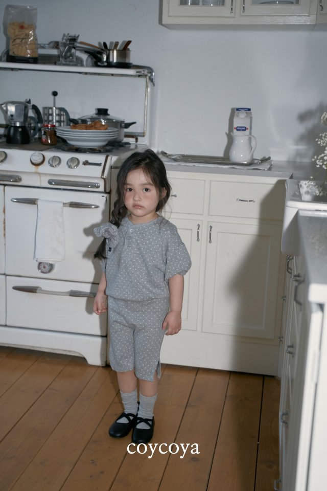 Coycoya - Korean Children Fashion - #todddlerfashion - Dot Capri Pants - 3