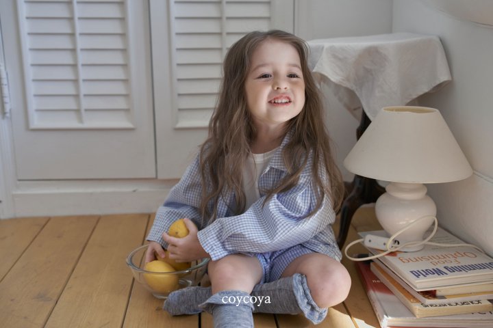 Palms Check Jacket by Coycoya for Child - view 12