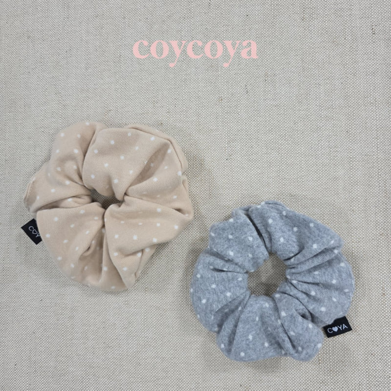 Coycoya - Korean Children Fashion - #toddlerclothing - Dot Scrunchie