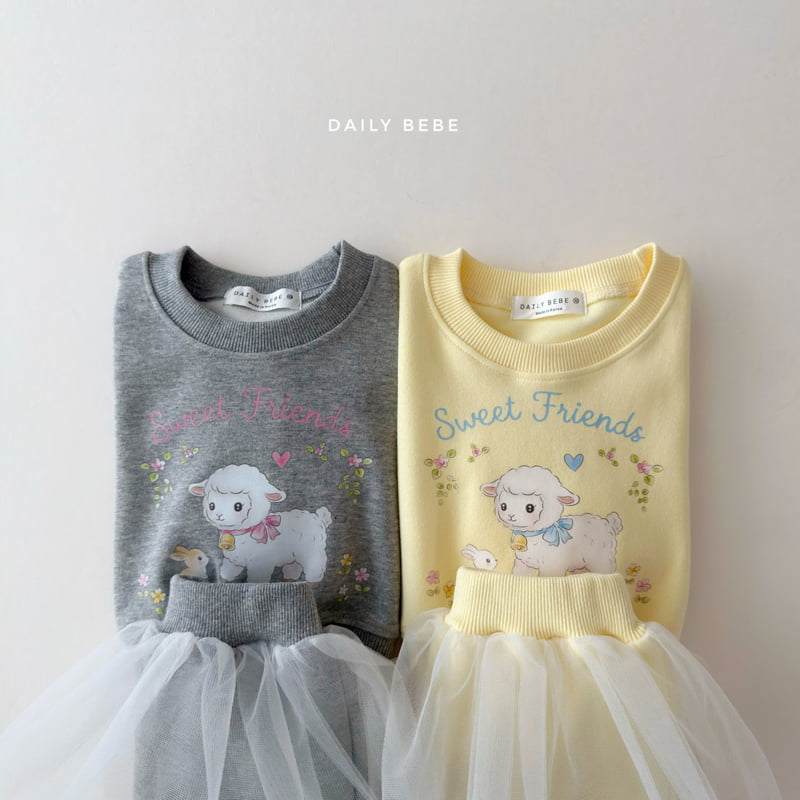 Daily Bebe - Korean Children Fashion - #Kfashion4kids - Sweet Tutu Set