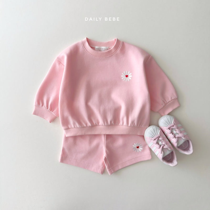 Daily Bebe - Korean Children Fashion - #Kfashion4kids - Daisy Top Bottom Set - 6