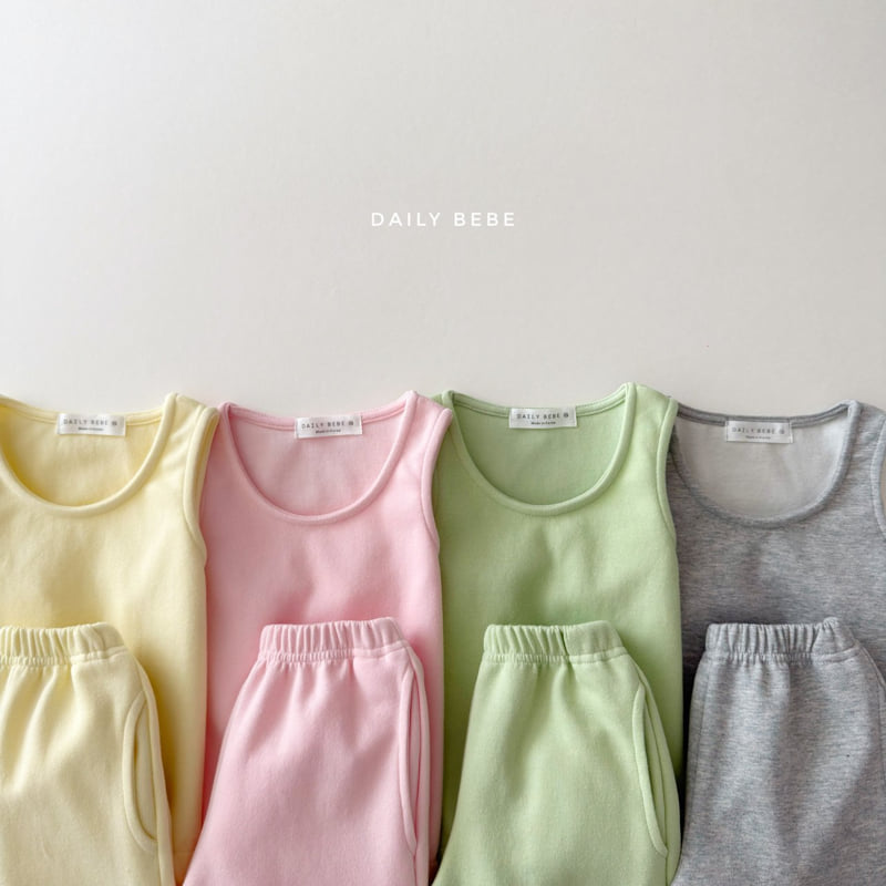 Daily Bebe - Korean Children Fashion - #childofig - Sleeveless Set