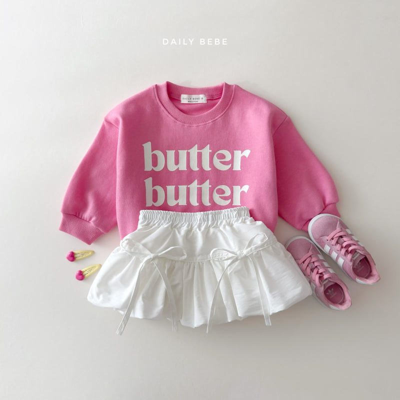Daily Bebe - Korean Children Fashion - #prettylittlegirls - Double Butter Sweatshirt - 4