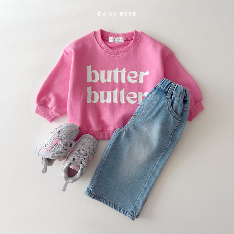 Daily Bebe - Korean Children Fashion - #childofig - Double Butter Sweatshirt - 5