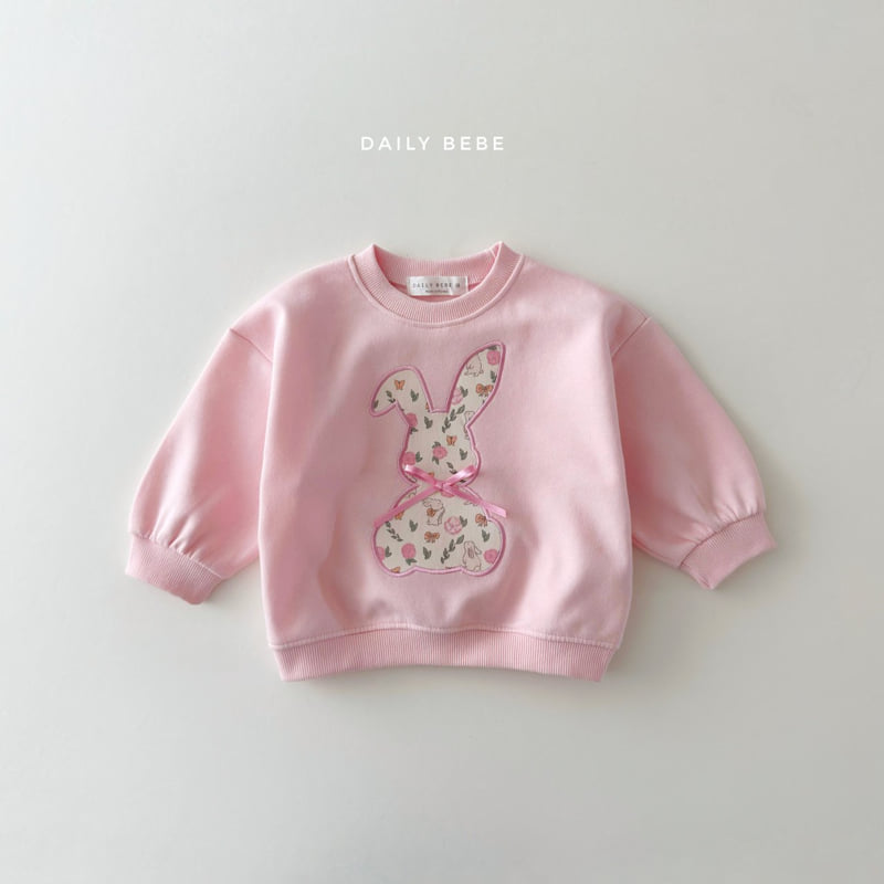 Daily Bebe - Korean Children Fashion - #childofig - Floral Sweatshirt - 4