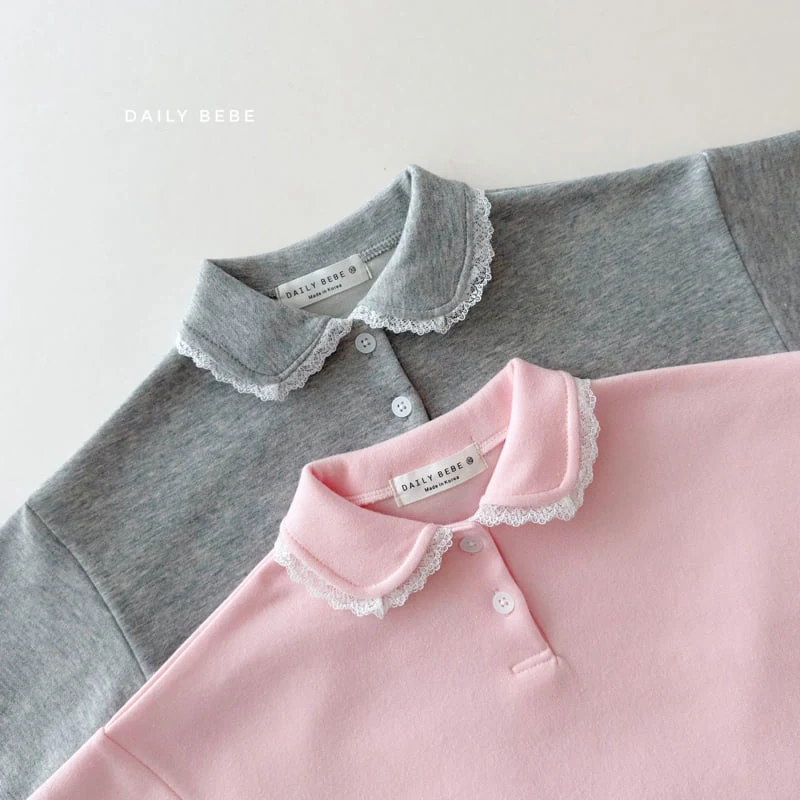 Daily Bebe - Korean Children Fashion - #designkidswear - Lace Point Setup - 5