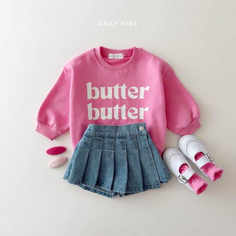 Daily Bebe - Korean Children Fashion - #discoveringself - Double Butter Sweatshirt - 8