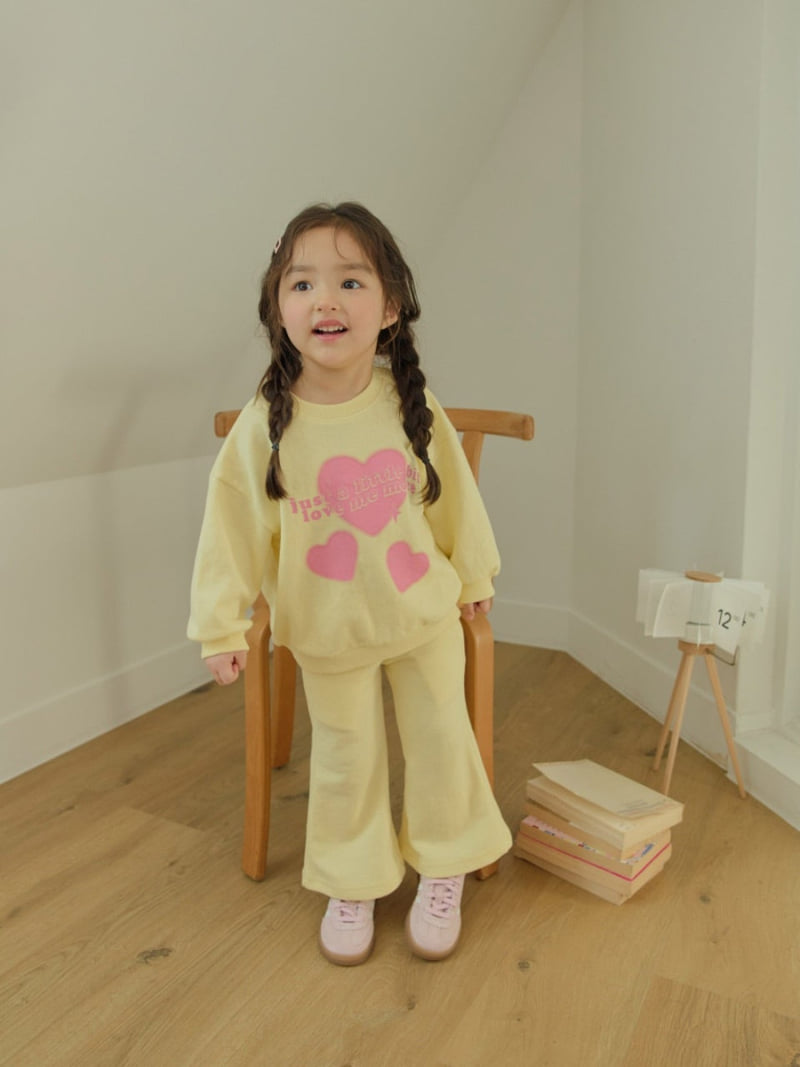 Daily Bebe - Korean Children Fashion - #discoveringself - Love Me Bootcut Set - 12