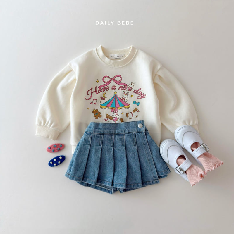 Daily Bebe - Korean Children Fashion - #discoveringself - Merry-Go-Round Sweatshirt - 5