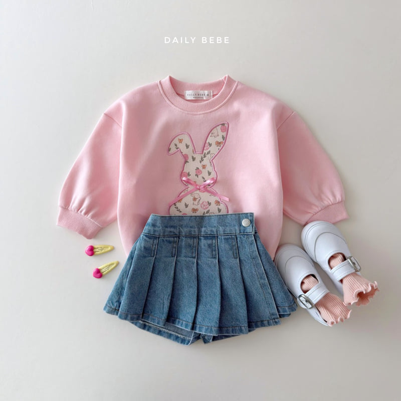 Daily Bebe - Korean Children Fashion - #fashionkids - Denim Skirt - 9