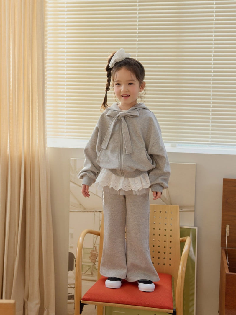 Daily Bebe - Korean Children Fashion - #fashionkids - Lace Bootcut Pants - 10