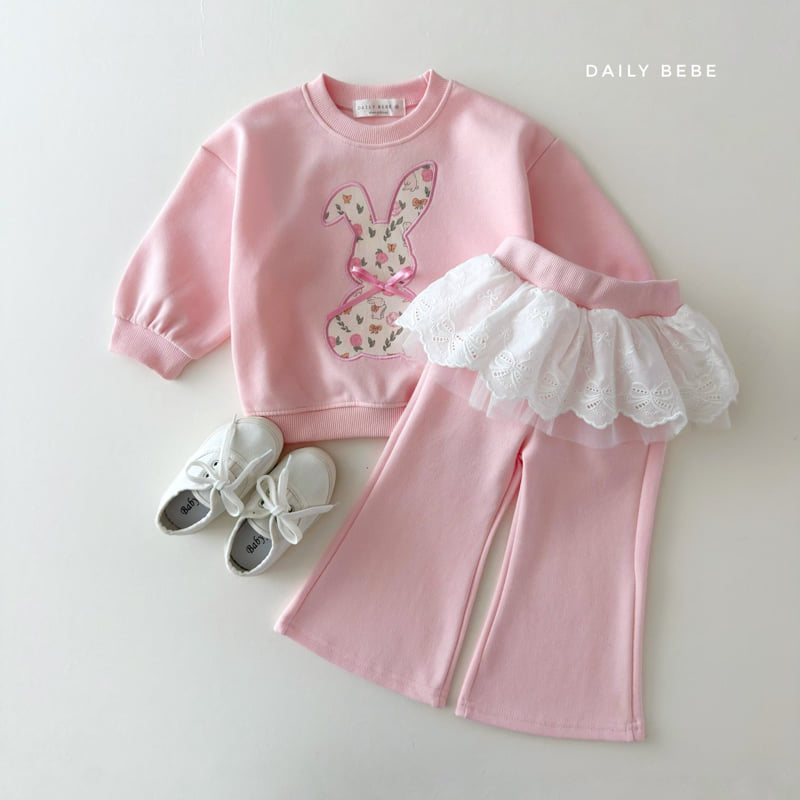 Daily Bebe - Korean Children Fashion - #fashionkids - Floral Sweatshirt - 8