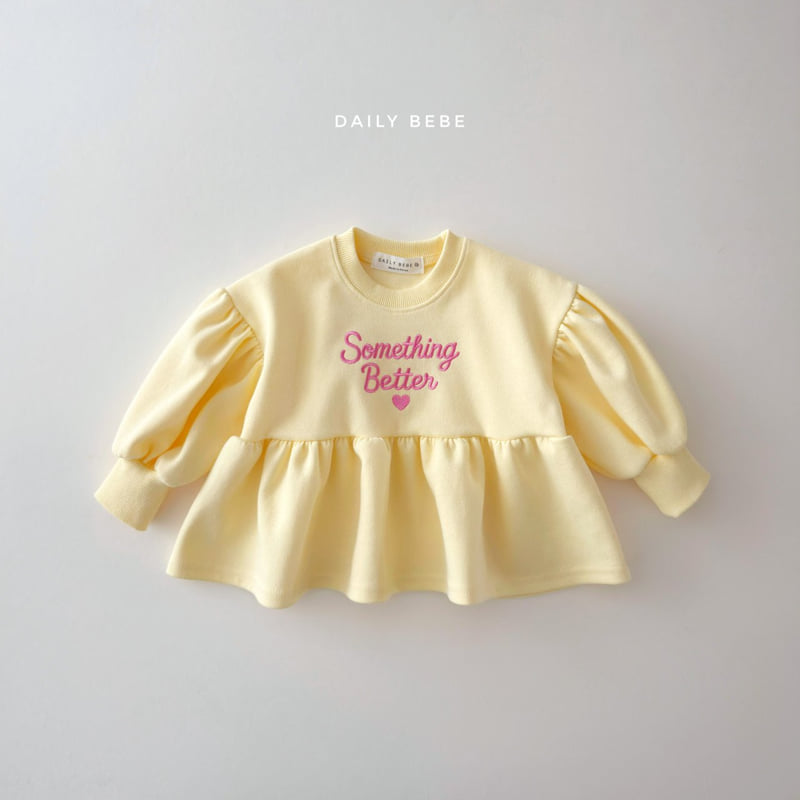Daily Bebe - Korean Children Fashion - #kidsshorts - Something Better Sweatshirt - 3