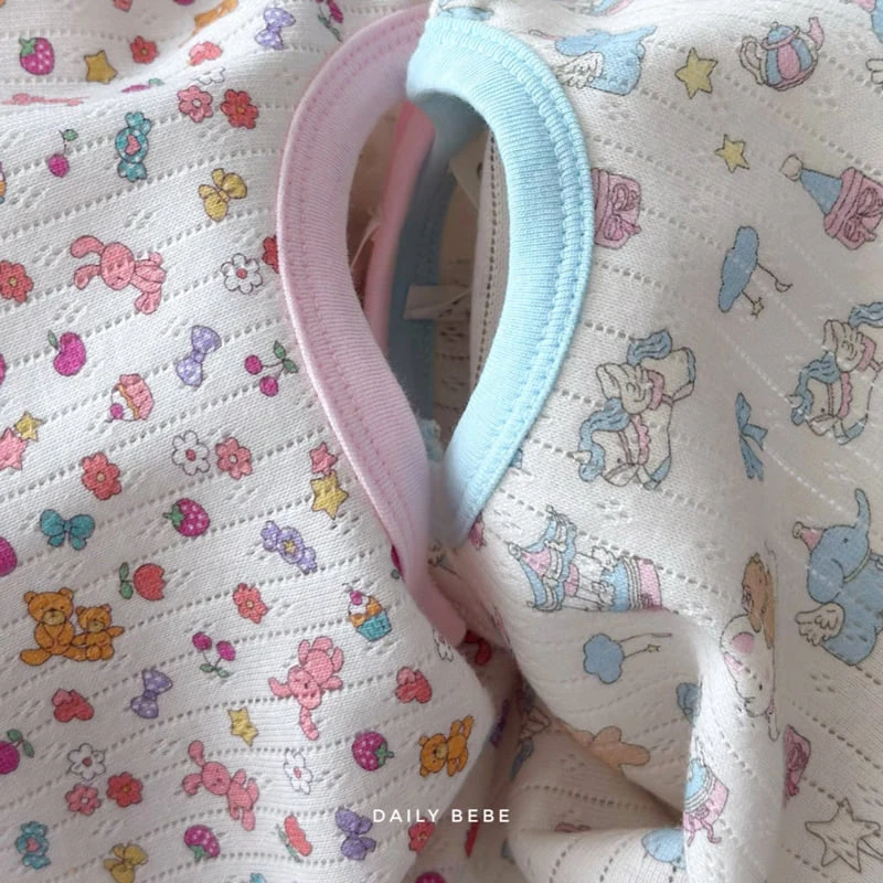 Daily Bebe - Korean Children Fashion - #kidsshorts - Eyelet Easywear - 3