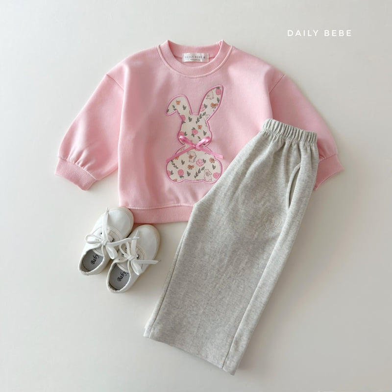 Daily Bebe - Korean Children Fashion - #kidsshorts - Floral Sweatshirt - 9